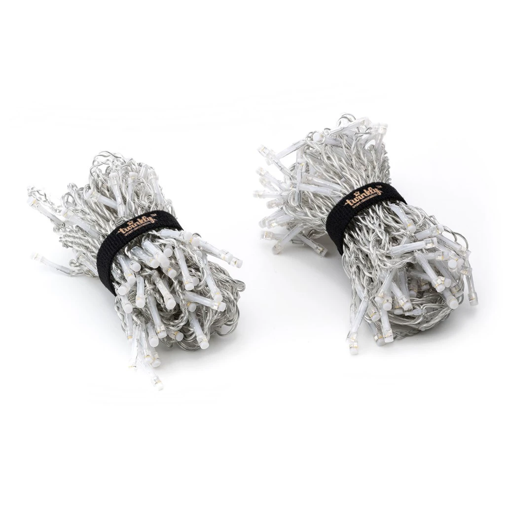 Twinkly Icicle Tenda 190 Led Multicolore RGB Con Cavo Trasparente 5 Twinkly Icicle Tenda 190 Led Multicolore RGB Con Cavo Trasparente - immagine 3