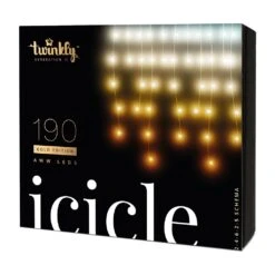 Twinkly Icicle Gold Edition Tenda 190 Led Ambrato E Bianco AWW Con Cavo Trasparente 10 Twinkly Icicle Gold Edition Tenda 190 Led Ambrato E Bianco AWW Con Cavo Trasparente -Forniture Natalizie Negozio 0056320 twinkly icicle gold edition tenda 190 led ambrato e bianco aww con cavo trasparente