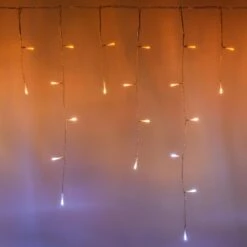 Twinkly Icicle Gold Edition Tenda 190 Led Ambrato E Bianco AWW Con Cavo Trasparente 12 Twinkly Icicle Gold Edition Tenda 190 Led Ambrato E Bianco AWW Con Cavo Trasparente -Forniture Natalizie Negozio 0056322 twinkly icicle gold edition tenda 190 led ambrato e bianco aww con cavo trasparente