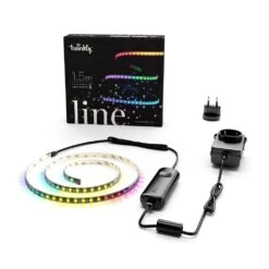 Twinkly Line 1,5m LED Multicolore RGB, Prolungabile -Forniture Natalizie Negozio 0056363 twinkly line 15m led multicolore rgb prolungabile
