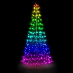 Forniture Natalizie Negozio -Forniture Natalizie Negozio 0056407 twinkly light tree albero luminoso smart con 300 led rgbw 2 metri controllabile via app