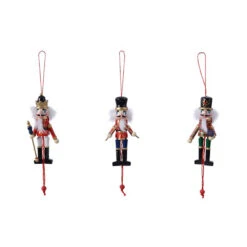 Addobbo Natalizio Schiaccianoci Legno