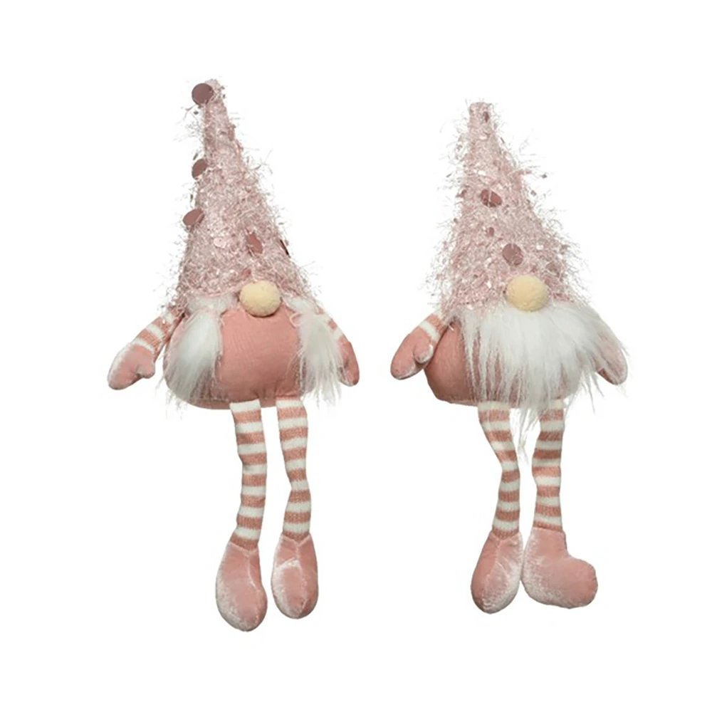 Gnomo Di Natale 43cm Rosa 3 Gnomo Di Natale 43cm Rosa