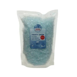 Sacchetto Polvere Neve Iridescente Blu Con Glitter