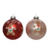 Pallina Natalizia 80mm In Vetro Con Decorazione Pan Di Zenzero 1 Pallina Natalizia 80mm In Vetro Con Decorazione Pan Di Zenzero -Forniture Natalizie Negozio 0057071 pallina natalizia 80mm in vetro con decorazione pan di zenzero