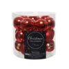 24 Palline Natalizie 25mm In Vetro Rosse -Forniture Natalizie Negozio 0057091 24 palline natalizie 25mm in vetro rosse