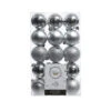 30 Palline Natalizie 60mm Infrangibili Argento -Forniture Natalizie Negozio 0057097 30 palline natalizie 60mm infrangibili argento