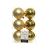 6 Palline Natalizie 80mm Infrangibili Oro 1 6 Palline Natalizie 80mm Infrangibili Oro -Forniture Natalizie Negozio 0057134 6 palline natalizie 80mm infrangibili oro