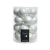 20 Palline Natalizie 60mm In Vetro Bianche -Forniture Natalizie Negozio 0057177 20 palline natalizie 60mm in vetro bianche