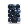 20 Palline Natalizie 60mm In Vetro Blu Notte -Forniture Natalizie Negozio 0057178 20 palline natalizie 60mm in vetro blu notte