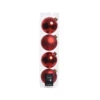 4 Palline Natalizie 100mm In Vetro Rosse 2 4 Palline Natalizie 100mm In Vetro Rosse -Forniture Natalizie Negozio 0057191 4 palline natalizie 100mm in vetro rosse