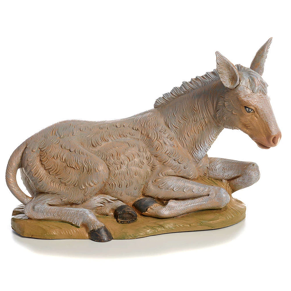 Asino Seduto Per Presepe 30cm 3 Asino Seduto Per Presepe 30cm