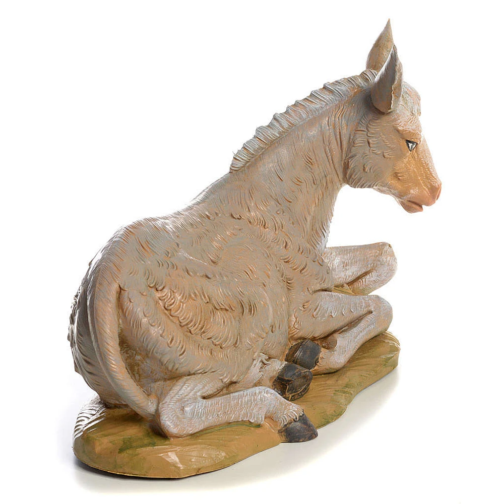Asino Seduto Per Presepe 30cm 4 Asino Seduto Per Presepe 30cm - immagine 2