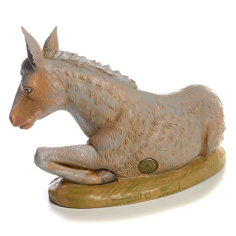 Asino Seduto Per Presepe 30cm 5 Asino Seduto Per Presepe 30cm - immagine 3