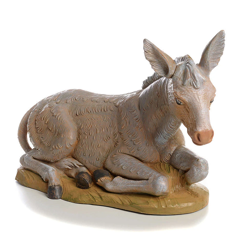 Asino Seduto Per Presepe 30cm 6 Asino Seduto Per Presepe 30cm - immagine 4