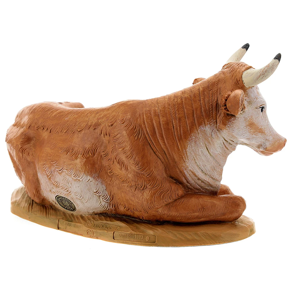 Bue Seduto Per Presepe 30cm 6 Bue Seduto Per Presepe 30cm - immagine 4