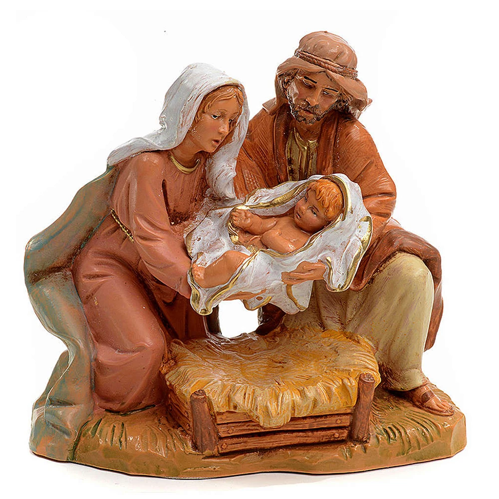 Sacra Famiglia Per Presepe 12cm 3 Sacra Famiglia Per Presepe 12cm