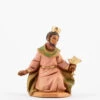 Re Magio Moro A Piedi Per Presepe 6,5cm