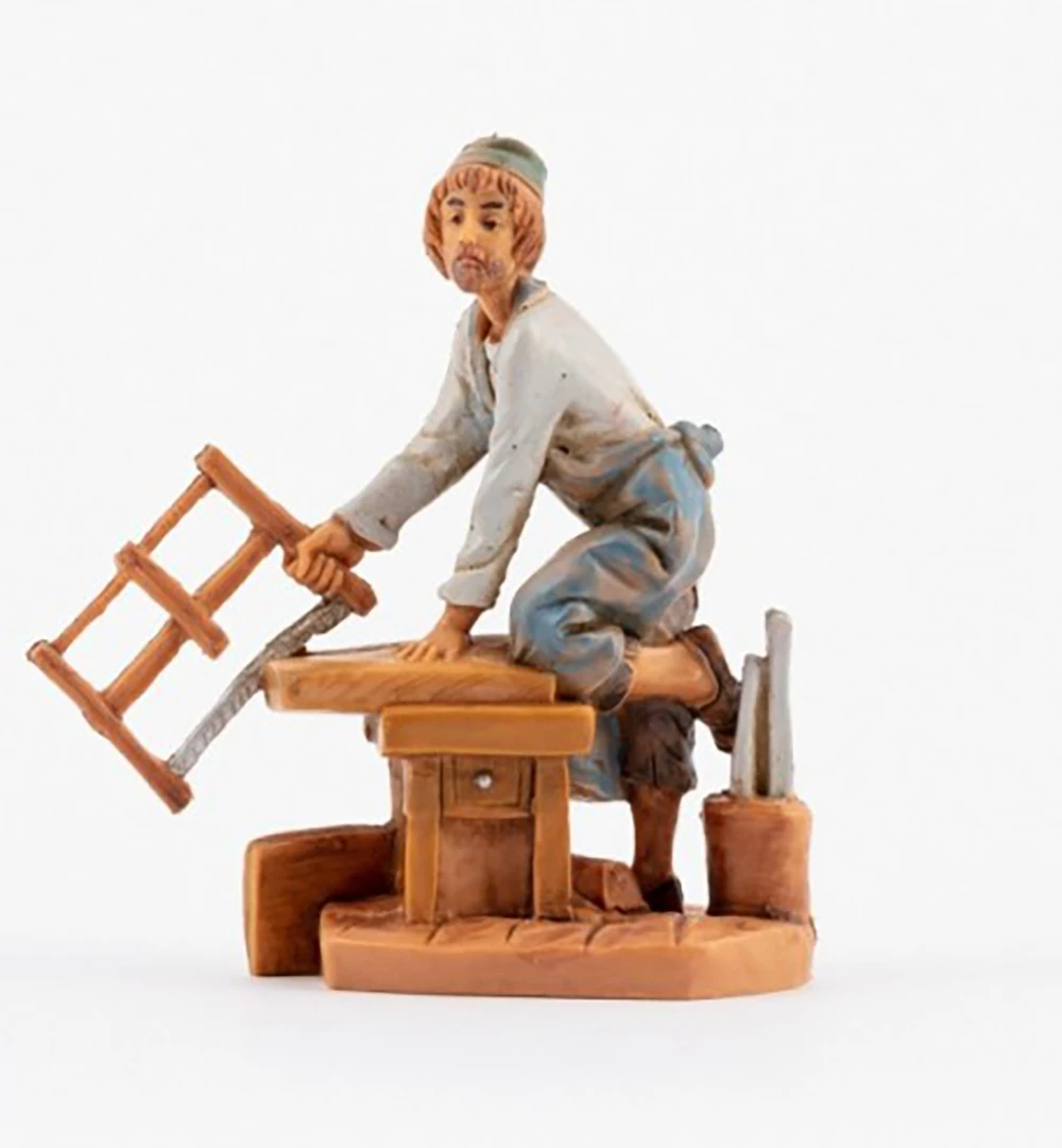 Falegname Per Presepe 6,5cm 3 Falegname Per Presepe 6,5cm