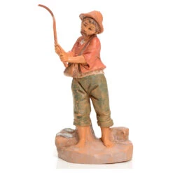 Pescatore Di Fiume Per Presepe 9,5cm