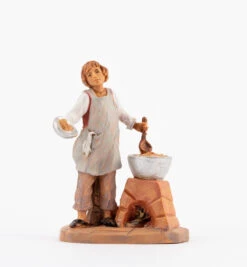 Pastore Cuoco Per Presepe 9,5cm