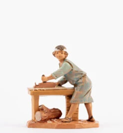 Apprendista Falegname Per Presepe 12cm