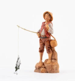 Pescatore Per Presepe 12cm