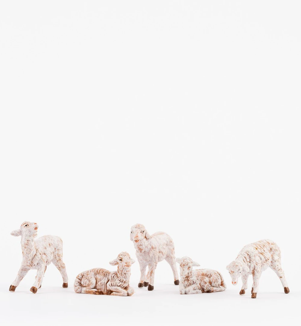 Pecora Per Presepe 12cm 3 Pecora Per Presepe 12cm
