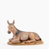 Asino Seduto Per Presepe 19cm
