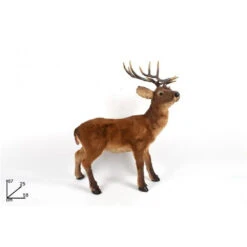 Cervo Con Pelliccia 67cm -Forniture Natalizie Negozio 0058172 cervo con pelliccia 67cm