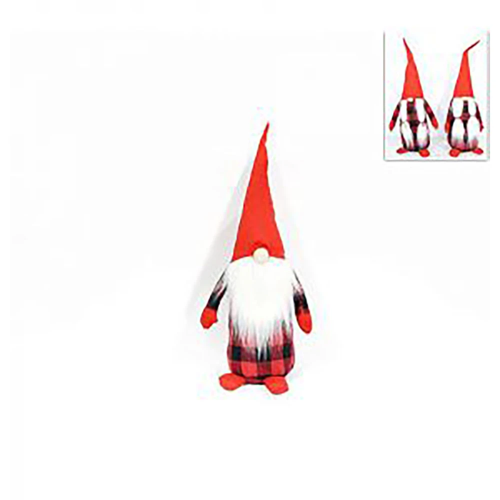 Gnomo Di Natale Abito Scozzese 55cm 3 Gnomo Di Natale Abito Scozzese 55cm