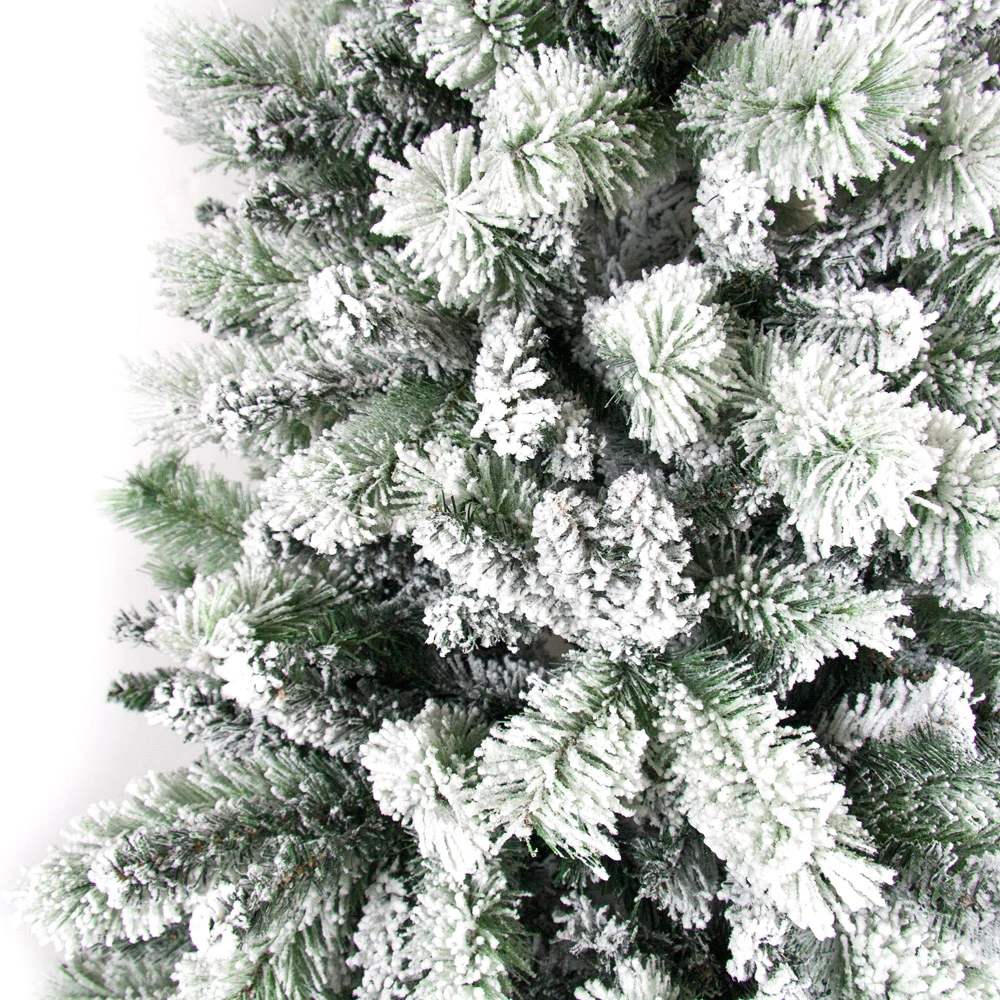Flora Albero Di Natale Innevato Breeze 240 Cm - 1411 Rami 4 Flora Albero Di Natale Innevato Breeze 240 Cm - 1411 Rami - immagine 2