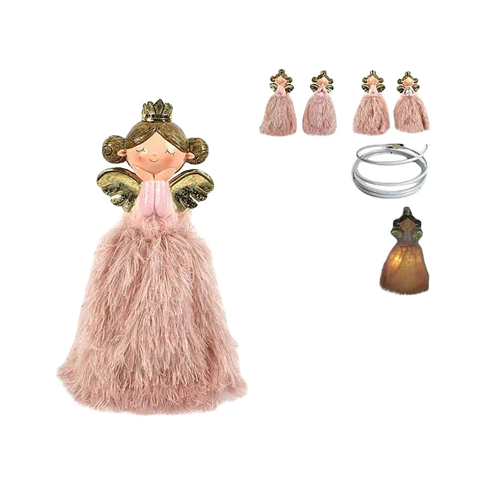 Angelo Con Abito Luminoso 29cm 3 Angelo Con Abito Luminoso 29cm