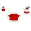 Costume Babbo Natale Per Cani 20x28cm -Forniture Natalizie Negozio 0058483 costume babbo natale per cani 20x28cm