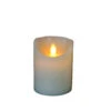 Candela In Cera Rustica Avorio Con Led Effetto Fiamma E Timer 10 Cm -Forniture Natalizie Negozio 0058957 candela in cera rustica avorio con led effetto fiamma e timer 10 cm