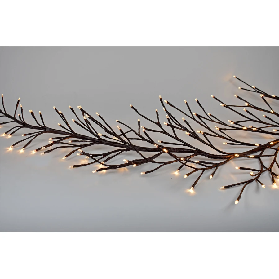 Ramo Marrone 142 LED Luce Fissa 150 Cm 3 Ramo Marrone 142 LED Luce Fissa 150 Cm - immagine 2