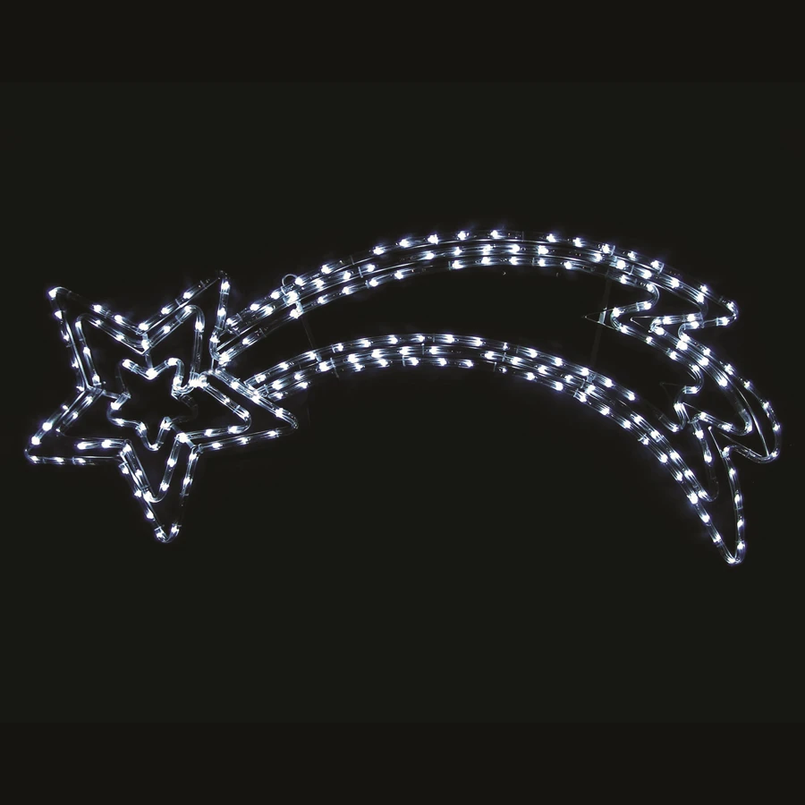 Stella Cometa Luminosa A LED Luce Fredda 117 Cm 3 Stella Cometa Luminosa A LED Luce Fredda 117 Cm