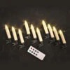 Set 10 Candele Led A Batteria Con Timer E Telecomando -Forniture Natalizie Negozio 0059270 set 10 candele led a batteria con timer e telecomando