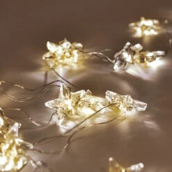 Catena Luminosa Con 50 Stelline Acrilico Nano LED A Batteria