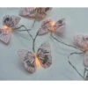 Catena Luminosa Con 10 Farfalle Rosa LED A Batteria -Forniture Natalizie Negozio 0059330 catena luminosa con 10 farfalle rosa led a batteria