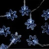 Catena Luminosa Con 20 Fiocchi Di Neve Acrilico LED A Batteria -Forniture Natalizie Negozio 0059355 catena luminosa con 20 fiocchi di neve acrilico led a batteria