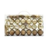37 Palline Natalizie Assortite Infrangibili Con Puntale Champagne E Oro -Forniture Natalizie Negozio 0059828 37 palline natalizie assortite infrangibili con puntale champagne e oro