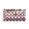 37 Palline Natalizie Assortite Infrangibili Con Puntale Rosa -Forniture Natalizie Negozio 0059879 37 palline natalizie assortite infrangibili con puntale rosa