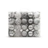 20 Palline Natalizie 60mm Infrangibili Bianche E Argento -Forniture Natalizie Negozio 0059883 20 palline natalizie 60mm infrangibili bianche e argento