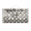 37 Palline Natalizie Assortite Infrangibili Con Puntale Argento -Forniture Natalizie Negozio 0059927 37 palline natalizie assortite infrangibili con puntale argento