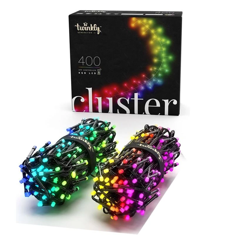 Twinkly Cluster Catena 400 LED Multicolore RGB 3 Twinkly Cluster Catena 400 LED Multicolore RGB
