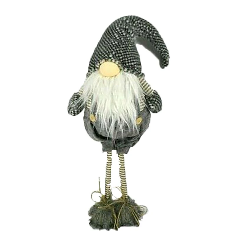 Gnomo Di Natale 65cm Grigio 3 Gnomo Di Natale 65cm Grigio