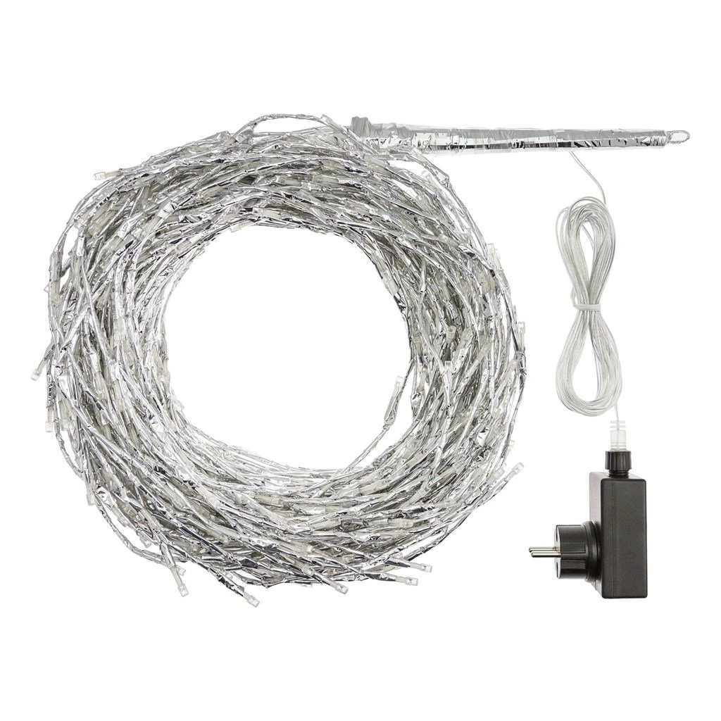 Cascata 480 LED 120cm Bianco Ghiaccio 3 Cascata 480 LED 120cm Bianco Ghiaccio