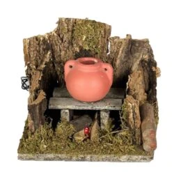 Fuoco Con LED Rosso Luce Tremolante