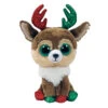 TY Peluche Beanie Boos Renna Natalizia Kinley 15cm